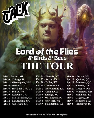 TALK Announces 2024 Headlining Tour To Support New Album Lord Of The   TALK Lord Of The Flies Tour Poster 400x501 